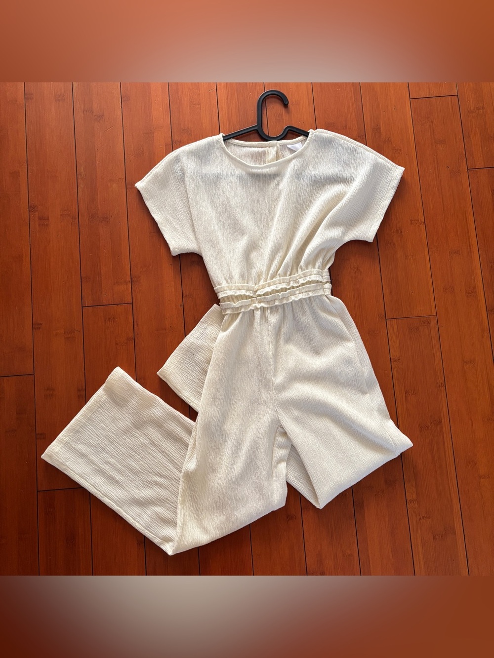 Zara Girls Cream Jumper, Size 8